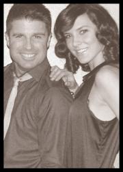 Photo of Julie Dubela with Alterna's Global Creative Director Michael Shaun Corby