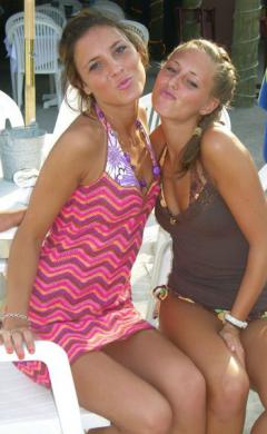 Photo of Julie Dubela and friend