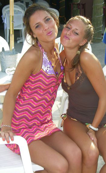 Photo of Julie Dubela and friend