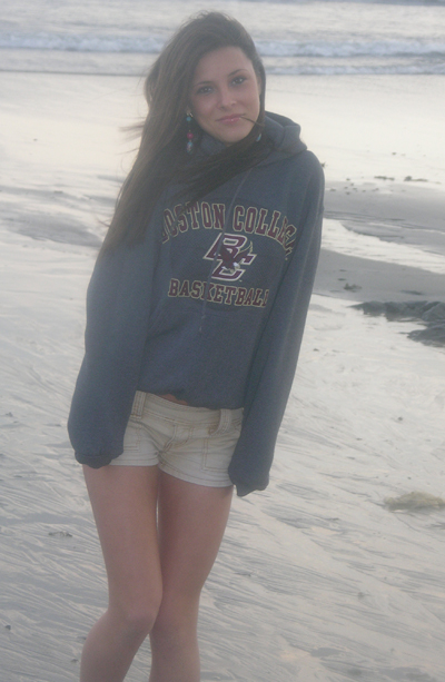 Photo of Julie Dubela at the beach